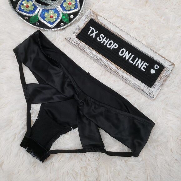 Victoria's Secret satin & velvet cheeky - Picture 1 of 7